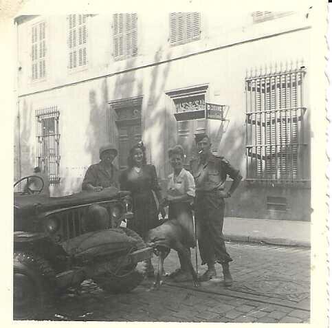 Jean Fougère à Marseille 1944